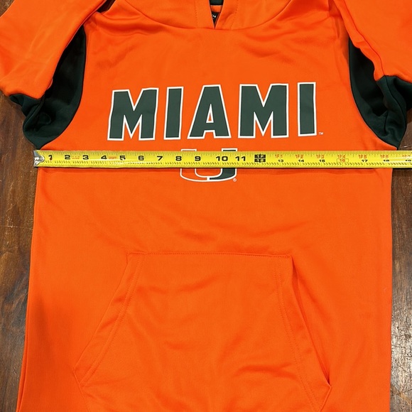Miami Hurricanes Pullover Hoodie, sz M (12-14yrs) - Picture 3 of 6